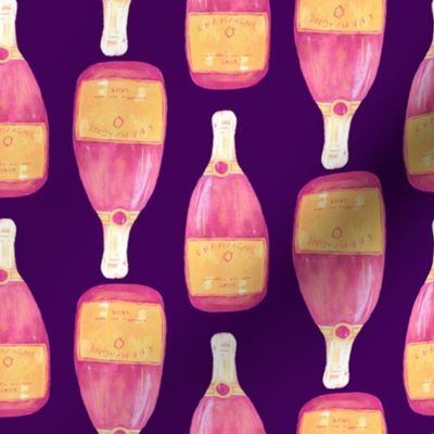 Hot Pink Champagne // Eggplant