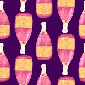 Hot Pink Champagne // Eggplant