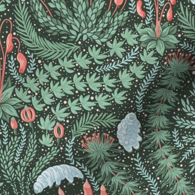 Tardigrade Moss Garden - Medium Scale - Green/Pink
