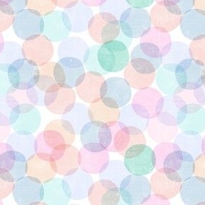 (small scale) confetti dots - party - pastels - LAD23