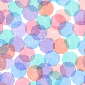 confetti dots - party - multi blue/purple - LAD23