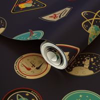 'Patch Exploration' Outer Space Astronaut Navy