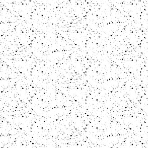 Black and White Speckled Terrazzo Seamless