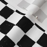 Painted 1" Checkerboard // Black