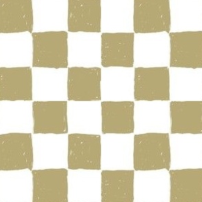 Painted 1" Checkerboard // Fields of Rye