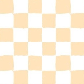 Painted 1" Checkerboard // Vanilla