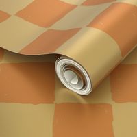 Painted 1" Checkerboard // Peachy