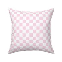 Painted 1" Checkerboard // Blush