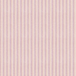 small scale Loose Geometric offset layered 2 colour stripe / peach and soft lilac / pastel lilac colorway