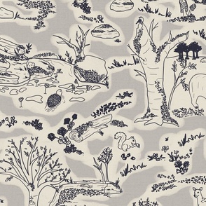 mossy-forest-friends-toile-taupe gray