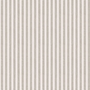 small scale Loose Geometric simple 2 colour stripe / off white and pale grey / blue and taupe colorway