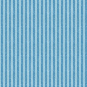 small scale Loose Geometric simple 2 colour stripe / light and mid blue / blue and taupe colorway