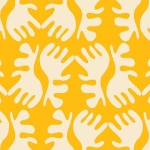 Abstract matisse style - Yellow