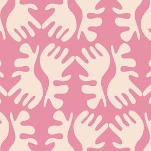 Abstract matisse style -  Pink