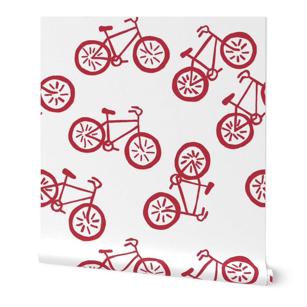 Bicycles red white