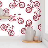 Bicycles red white