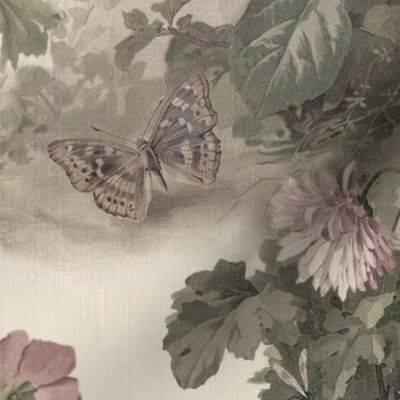 VINTAGE BOTANICAL ARCADIA - MUTED COLORS ON PAPER