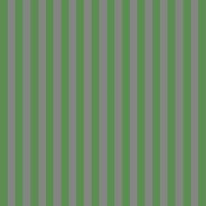 Stripe Pewter and Kelly Green coordinate