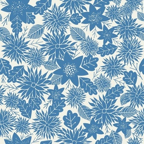 Blue botanicals