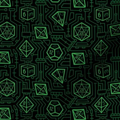 Tech D20 Pattern [Green]