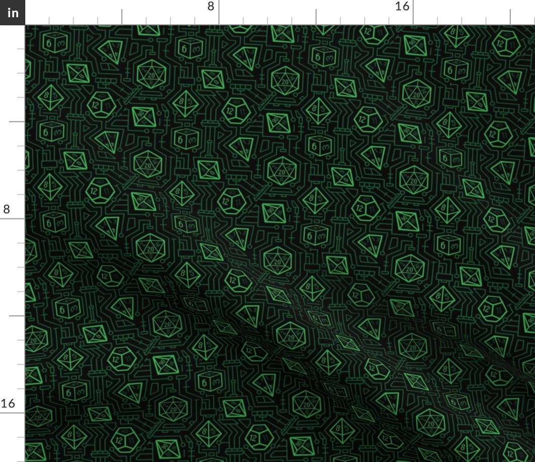Tech D20 Pattern [Green]