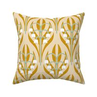 lily of valley off white mustard 12 inch