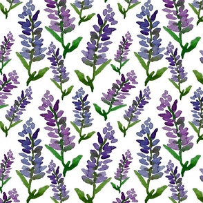 Watercolor Lavender Pattern