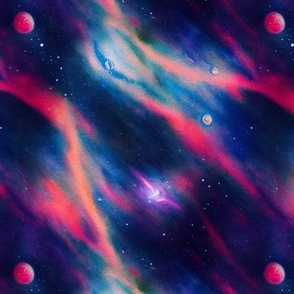 Watercolor Outer Space