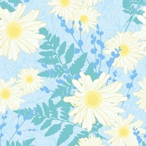 Field of Daisies Spring and Summer Colors, Medium