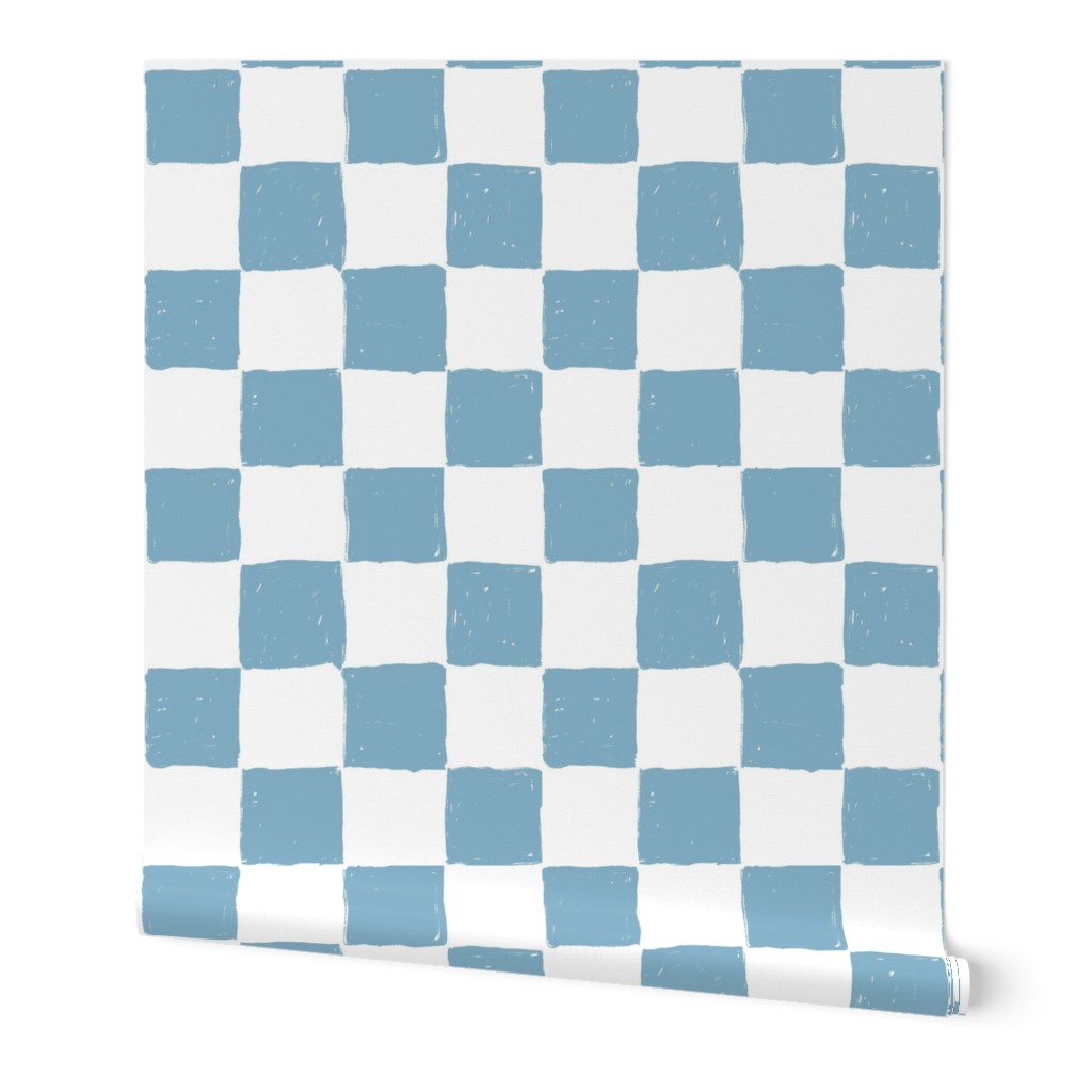 Painted 1" Checkerboard //  Boho Sky