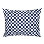 Painted 1" Checkerboard // Navy