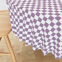 Painted 1" Checkerboard // Boho Violet