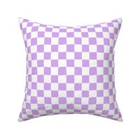 Painted 1" Checkerboard // Lavender