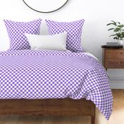 Painted 1" Checkerboard // Lilac