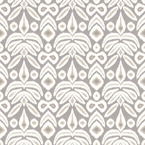 Bloom Ikat Bleached Shadow and Lamb's Ear 
