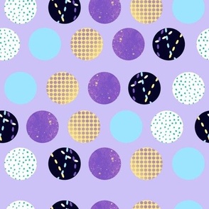 Lilac spots of fun Polka dots