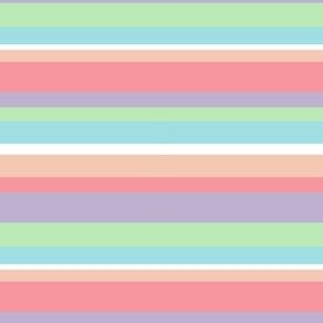 Retro Rainbow Stripe in Pastel
