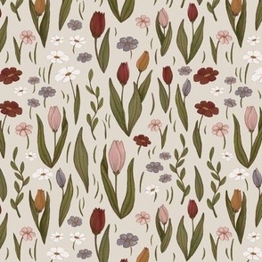 Tulip Fields Beige