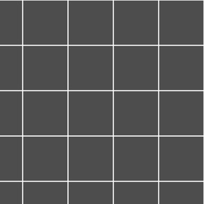 grid wallpaper - charcoal gird large scale checks 