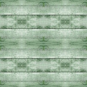 Cohesion 22-06: Retro Psychedelic, Distressed, Wood Grain Distressed Facade Seamless Pattern (Green, Dark Green, Light Green, Cream)