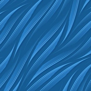 Diagonal Stripe in Blue