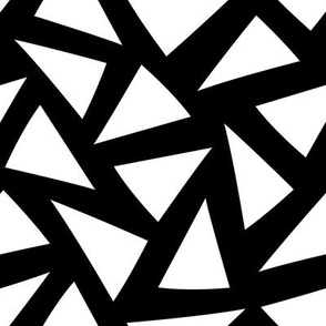  Seamless pattern of triangles. Ideal print for surface design, simple, intuitive, effective. Geomertic print