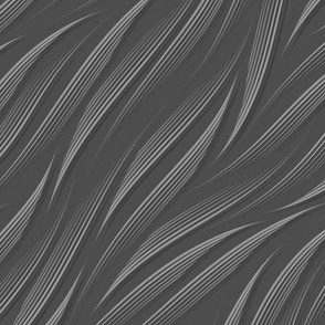 Diagonal Stripe In Gray and Black