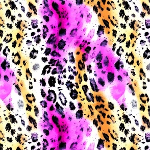 Multicolor Big Cat Leopard Print
