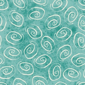 Beachy Swirls_ Teal