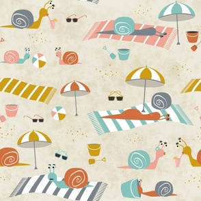 Slow Down - Snail Beach Vacation