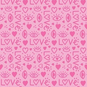 Love Hearts Pink