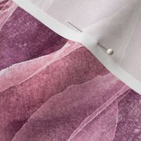 Watercolor Bohemian Abstract in Berry Shades
