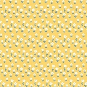 Mini flowers - yellow