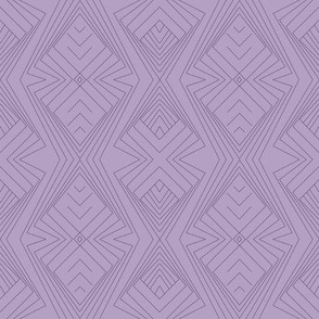 Art deco fine lines seamless pattern